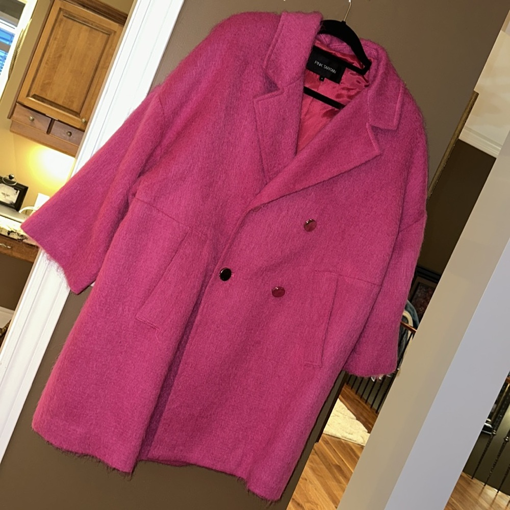 Pink Tartan Cozy Pink Teddy Jacket
